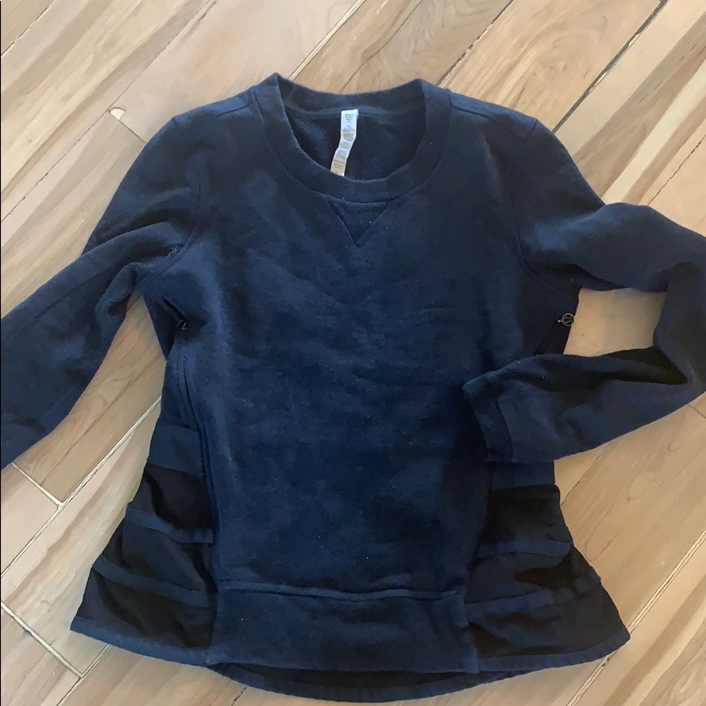 Lululemon navy sweatshirt